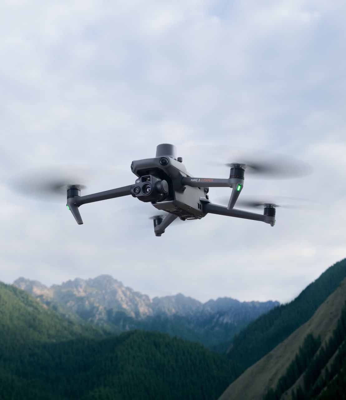 DJI Mavic 3 Enterprise While flying in mountains with RTK Module installed on it